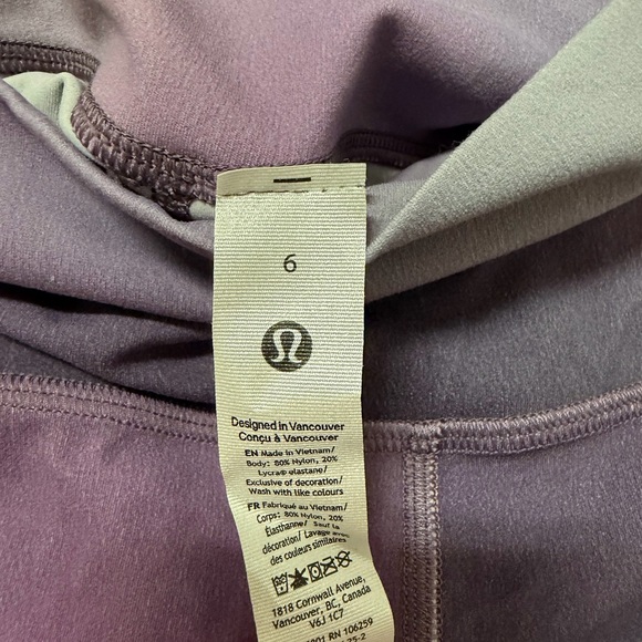 NWT lululemon align gradient leggings aurora haze - Picture 3 of 3